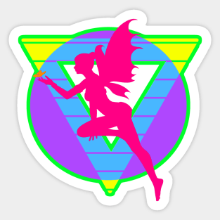 1980s Nostalgia Fairy Graphic Sticker